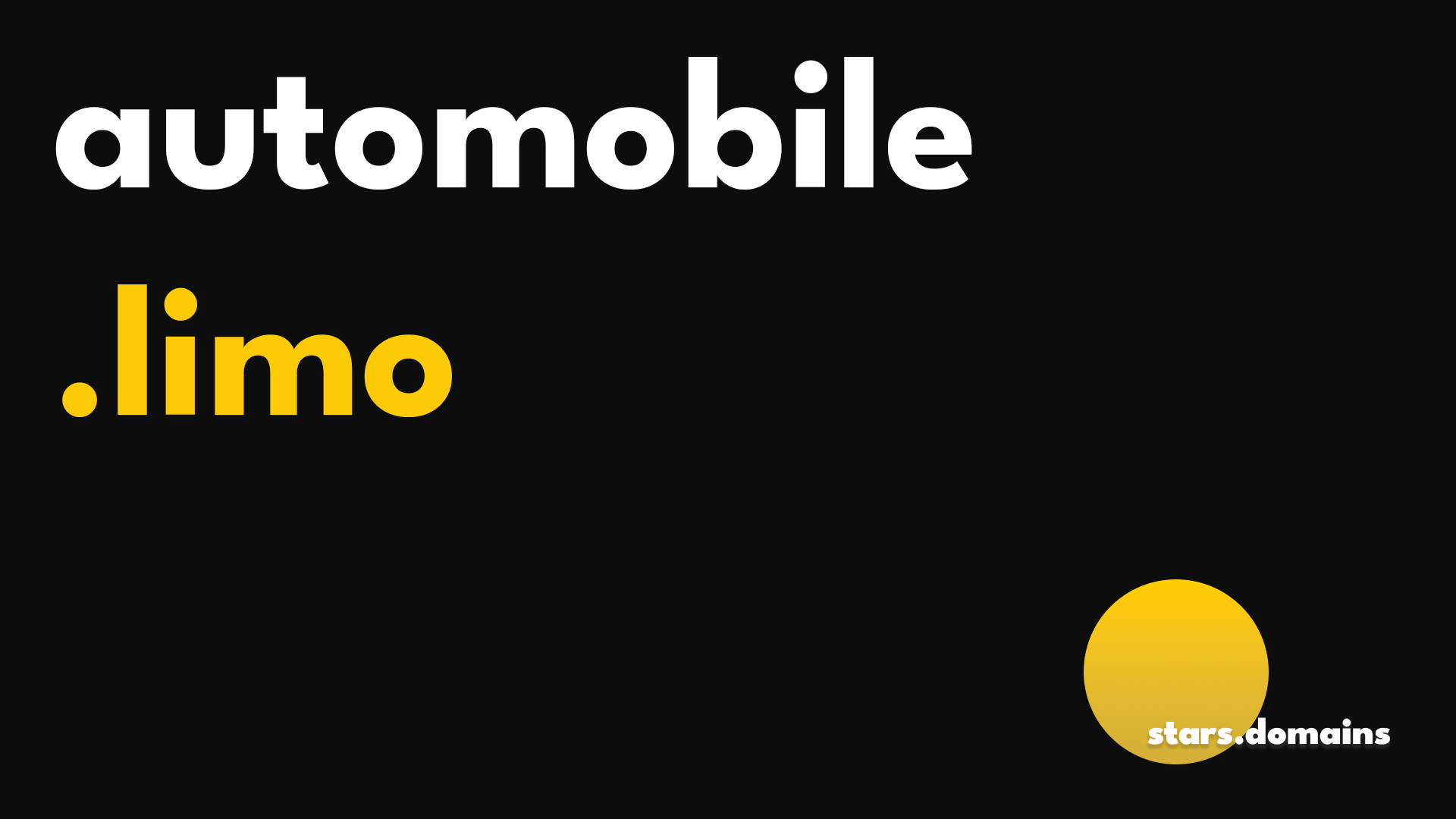 automobile.limo is a high-end domain for luxury transportation brands, chauffeur services, and premium mobility platforms targeting an exclusive clientele.