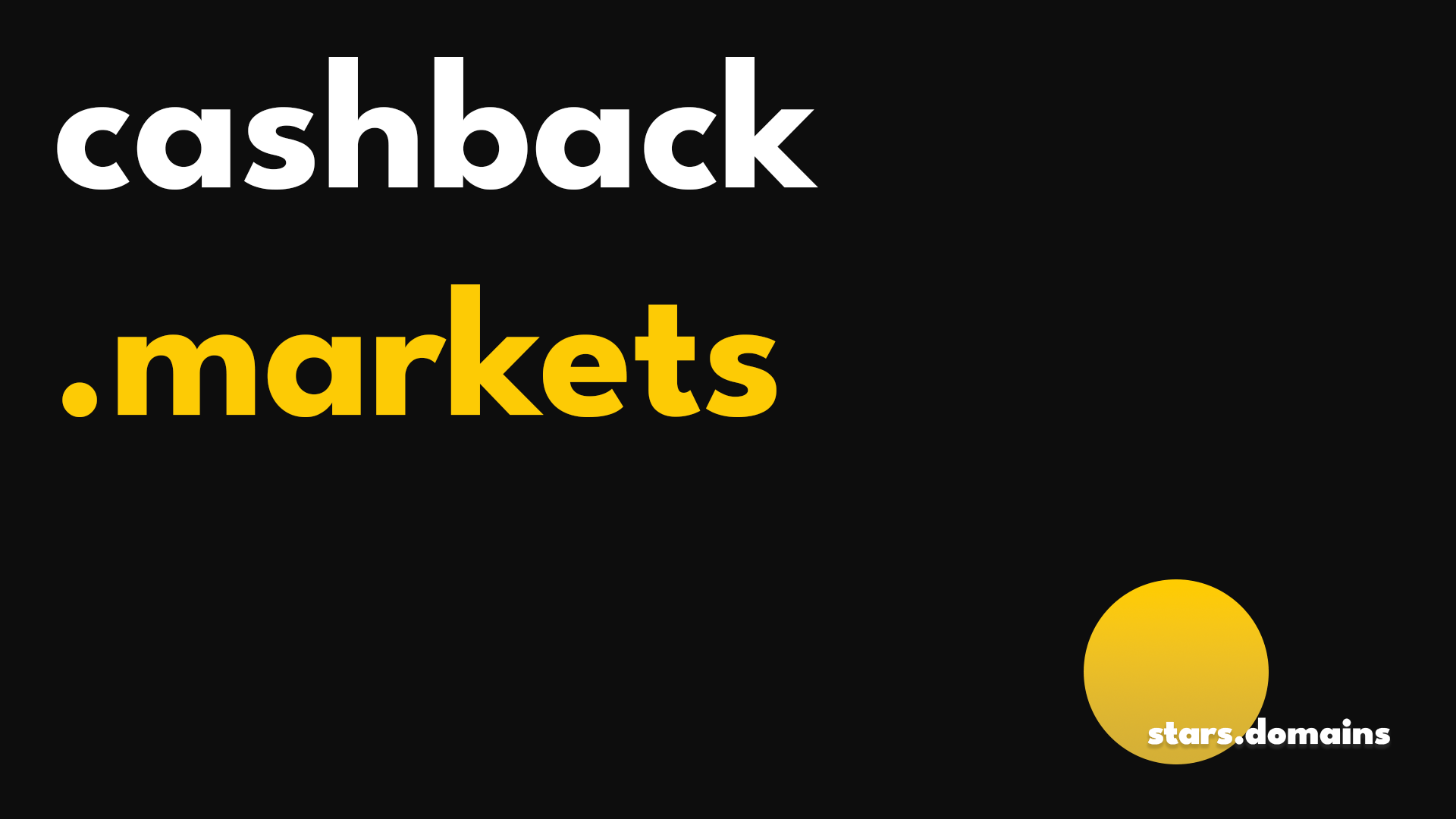 cashback.markets is a high-value domain ideal for cashback services, e-commerce marketplaces, fintech rewards platforms, and consumer-focused financial solutions.