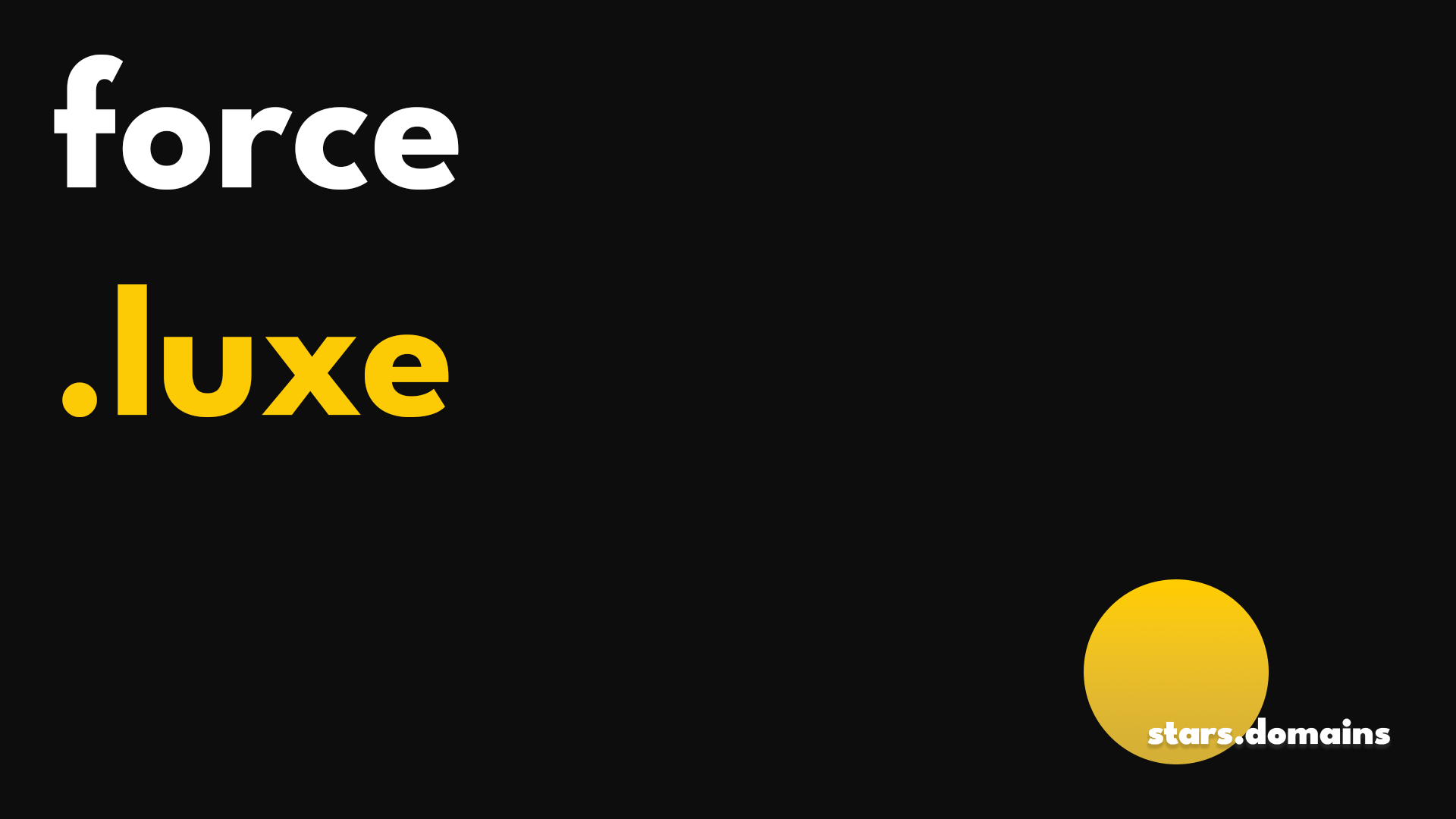force.luxe is a high-value, memorable domain ideal for luxury fashion, lifestyle brands, exclusive experiences, and premium ventures seeking authority and distinction.