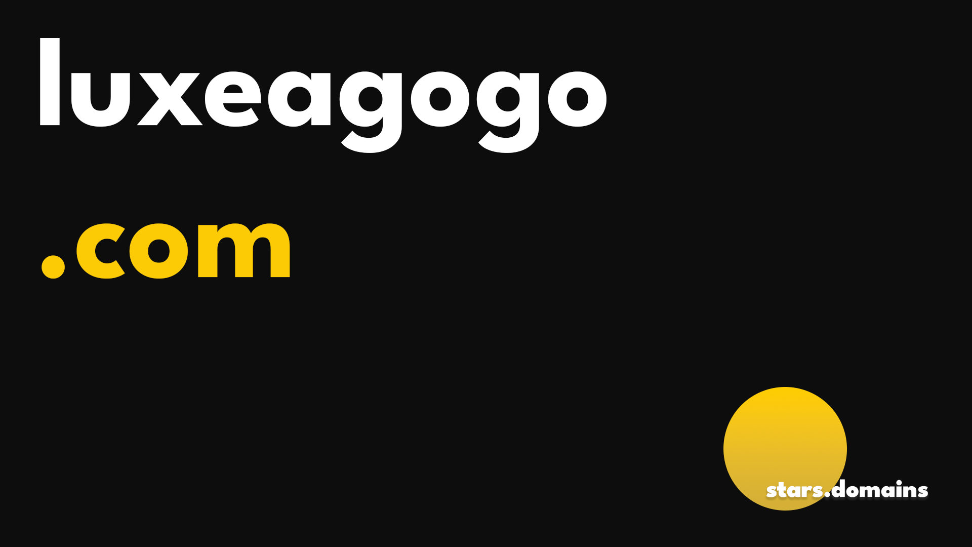 luxeagogo.com is a high-value, memorable domain ideal for luxury brands, fashion labels, premium e-commerce, and experiential lifestyle platforms seeking style and global recognition.