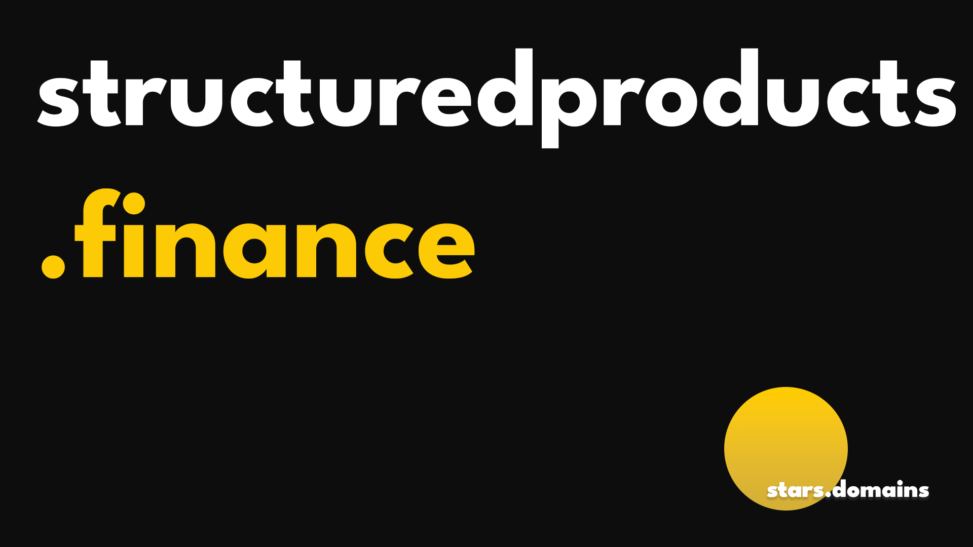 structuredproducts.finance is a high-value exact-match domain ideal for investment banks, asset managers, fintech platforms, and advisory firms specializing in structured financial products.