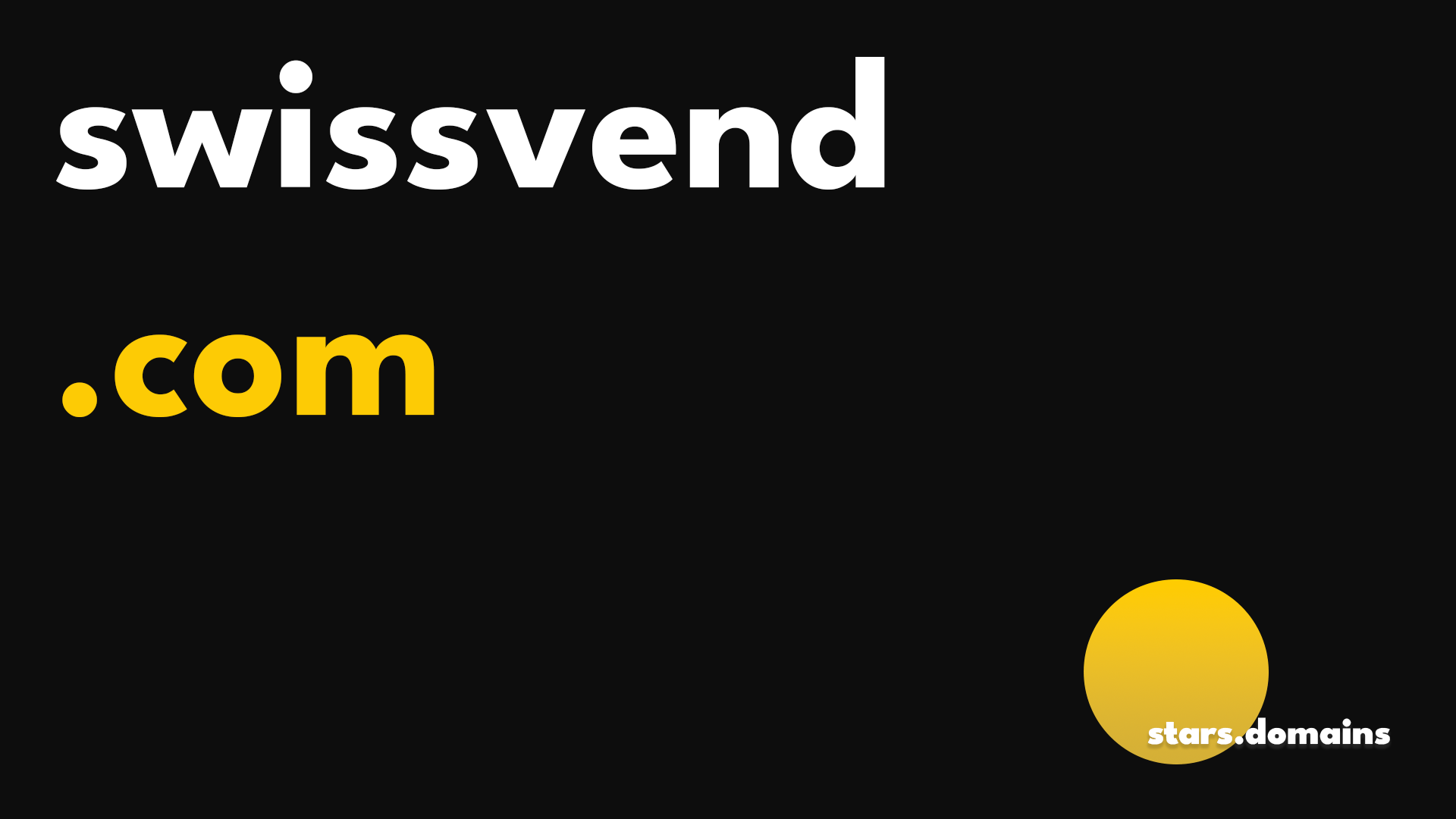 swissvend.com is a high-value, descriptive domain ideal for vending operators, automated retail platforms, and service solutions emphasizing Swiss quality and reliability.