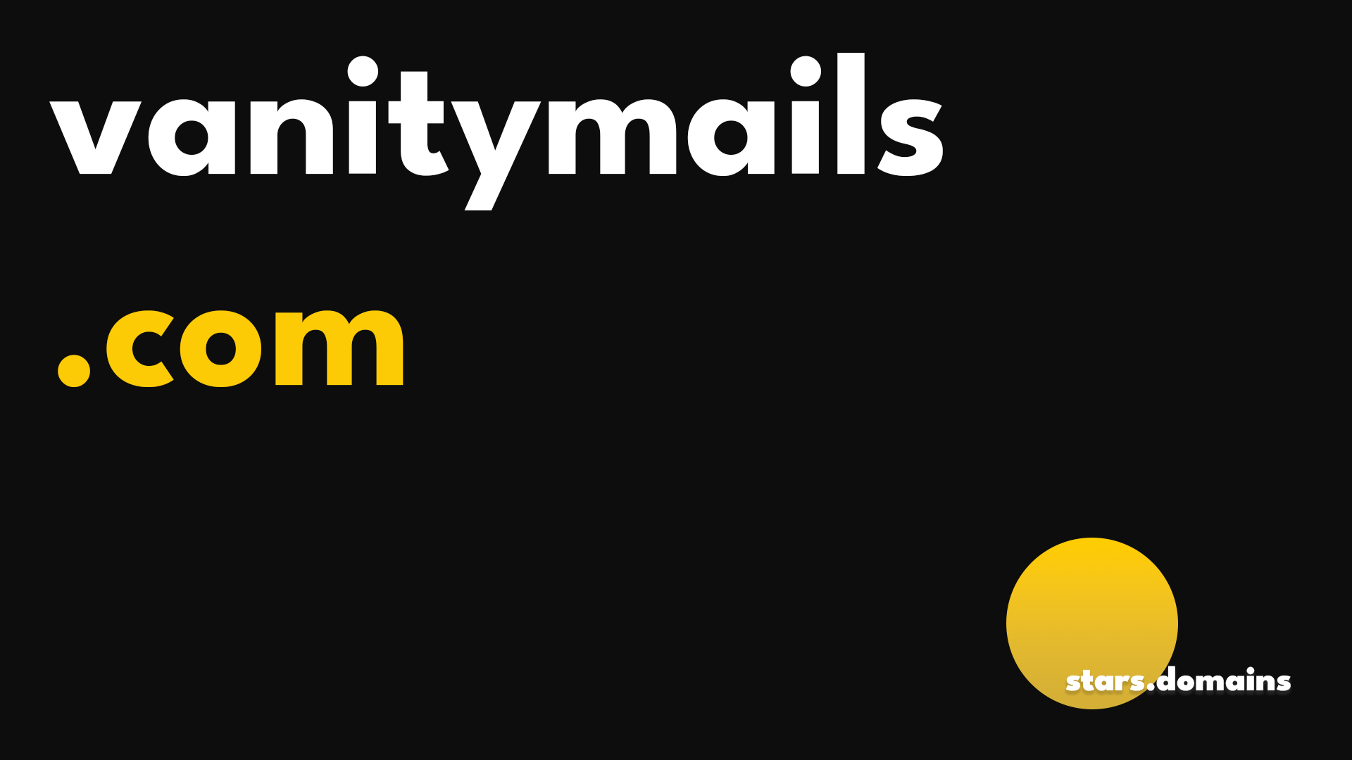 vanitymails.com is a high-value, memorable domain ideal for premium email providers, personalized communication platforms, and brand-centric digital services.