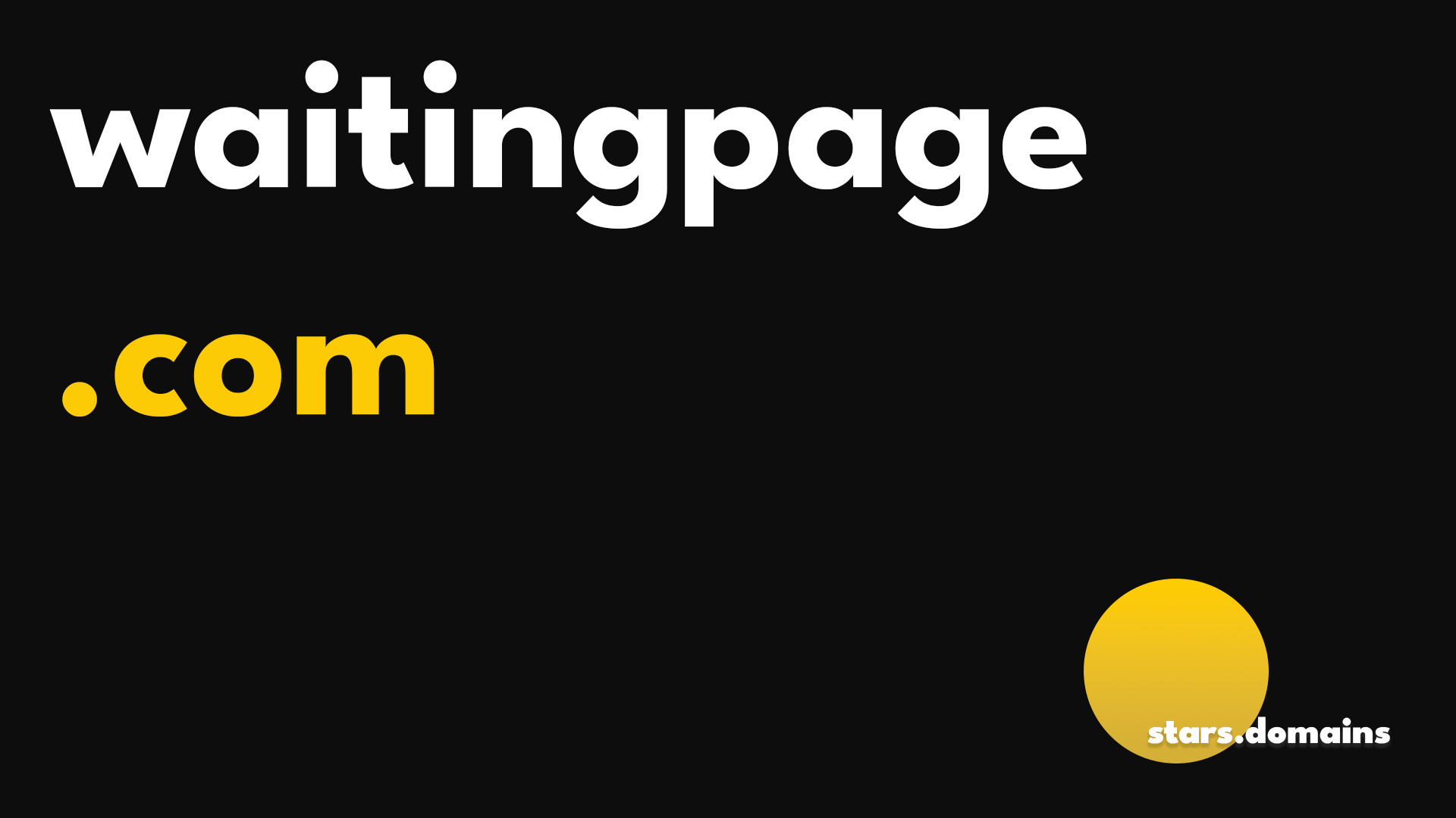 waitingpage.com is a high-value, descriptive domain ideal for tech startups, marketing platforms, SaaS tools, and pre-launch lead capture services.