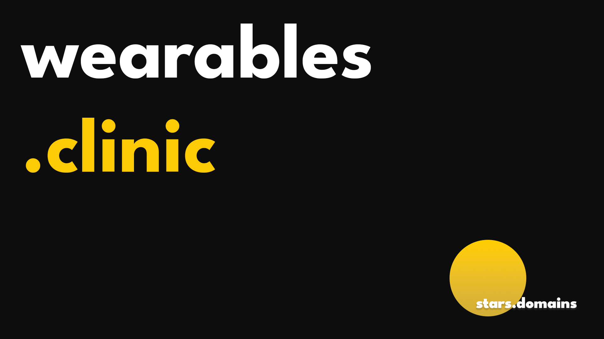 wearables.clinic is a high-value exact-match domain for digital clinics and platforms integrating multiple wearable technologies into regulated healthcare environments.